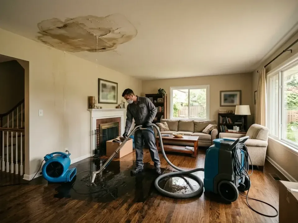 attic-pipe-burst-ceiling-drip-008 — frequently asked questions, Water Damage Restoration & Carpet Care in Landover Hills, MD